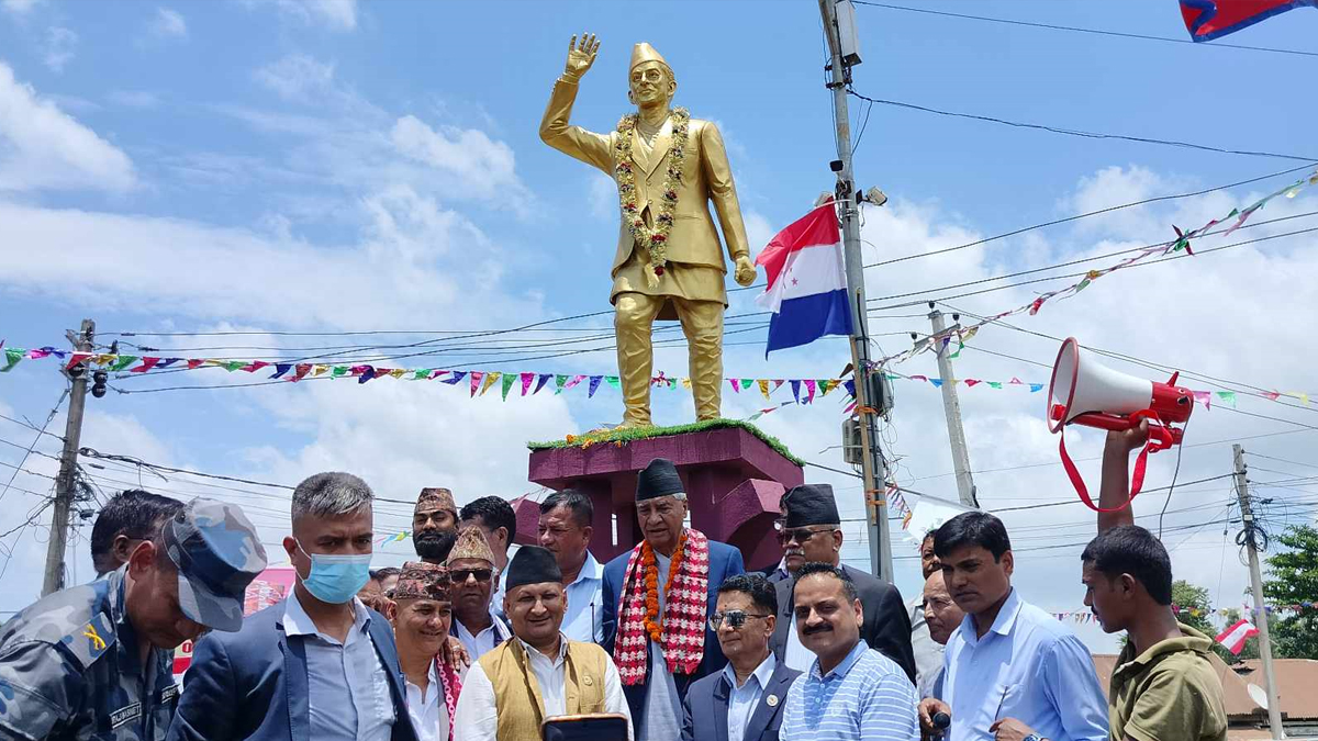इनरुवामा बिपीको सालिक अनावरण